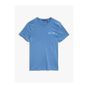 Koton T-Shirt - Blue - Regular fit