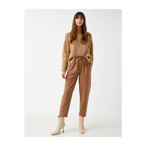 Koton Carrot Trousers Tied Waist