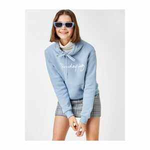 Koton Hoodie Printed Sweatshirt