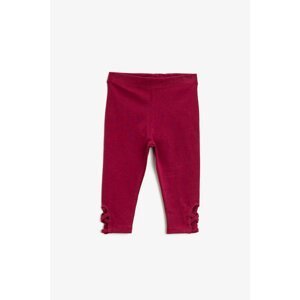Koton Baby Girl Claret Red Tights
