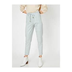 Koton Waist Lace-Up Trousers