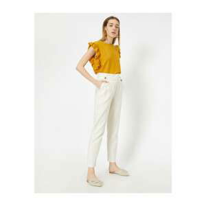 Koton Linen Blend Regular Fit Trousers