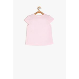 Koton Pink Baby Girl Printed T-Shirt