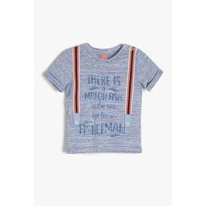 Koton Blue Striped Baby Boy T-Shirt