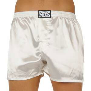 Men's shorts Styx classic rubber satin white (C1061)