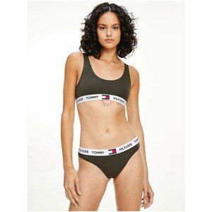 Women's thong Tommy Hilfiger green (UW0UW02198 RBN)