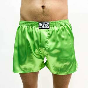 Men's shorts Styx classic rubber satin green (C1069)