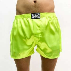 Men's shorts Styx classic rubber satin neon green (C1161)