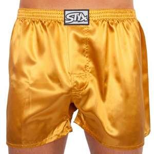 Men's shorts Styx classic rubber satin gold (C685)