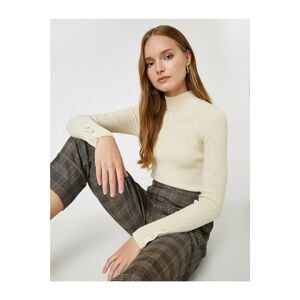 Koton Long Sleeve Turtleneck Knitwear Sweater Basic
