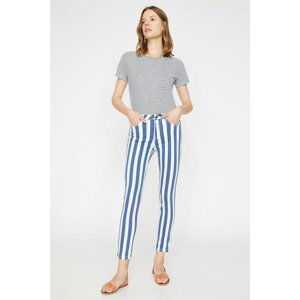 Koton Women's Navy Blue Pants