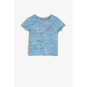 Koton Blue Baby Boy Pocket Detailed T-Shirt