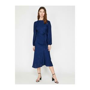 Koton Dress - Navy blue - Asymmetric