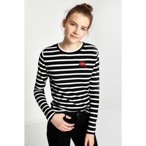 Koton Women's Black Striped Sweater