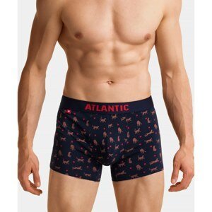 Boxers 2GMH-005 GIFT BOX Navy blue-red