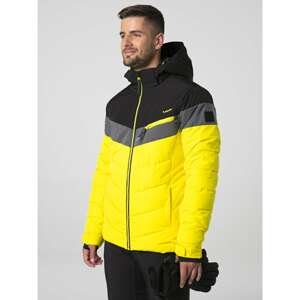 Loap ORLANDO Mens Ski Jacket Yellow/Black/Grey