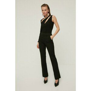 Trendyol Black Collar Detailed Body