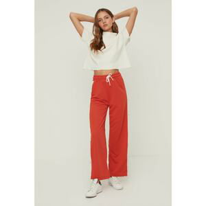 Trendyol Tile Snap and Printed Slim Knitted Sweatpants