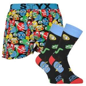 Men's shorts art sports rubber and socks Styx charakters (BH1155)