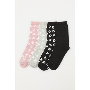 Trendyol 3-Pack Multicolored Christmas Themed Socks