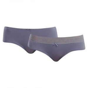 2PACK women's panties Molvy blue (MD-833-KEU)
