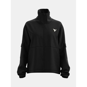 Sweatshirt Under Armour UA Project Rock Woven Jkt-BLK - Women