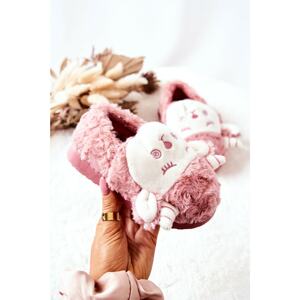 Children's Lamb Slippers Pink Hollie