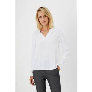 Smooth Viscose Shirt - White