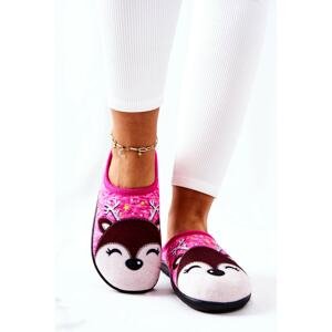 Warming slippers Reindeer Pink Taffy