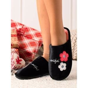 BONA SLIPPERS WITH FLOWERS