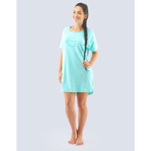 Women's maxi shirt Gina turquoise (19120)