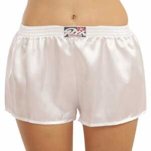 Women's shorts Styx classic rubber satin white (L1061)