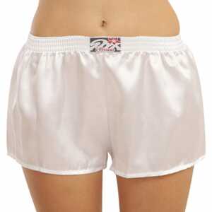 Women's shorts Styx classic rubber satin white (L1061)