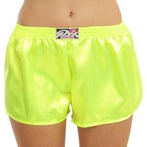 Women's shorts Styx classic rubber satin neon green (L1161)