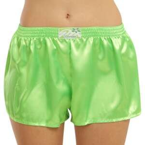 Women's shorts Styx classic rubber satin green (L1069)