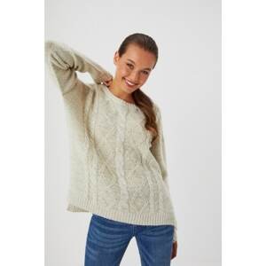 Sweater with a decorative weave