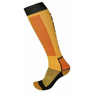 Socks HUSKY Snow Wool yellow/black