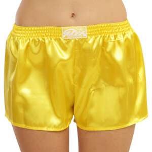 Women's shorts Styx classic rubber satin yellow (L1068)