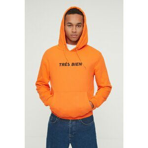 Trendyol Orange Men Regular Fit Sweatshirt