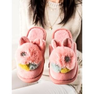 BONA FUR SLIPPERS WITH BUNNY