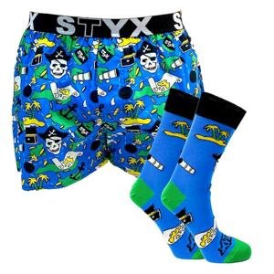 Men's shorts art sports rubber and socks Styx pirate (BH1250)