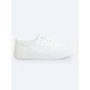 Big Star Woman's Sneakers Shoes 207746 Cream Woven-101