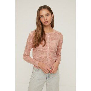 Trendyol Powder Openwork Knitwear Cardigan