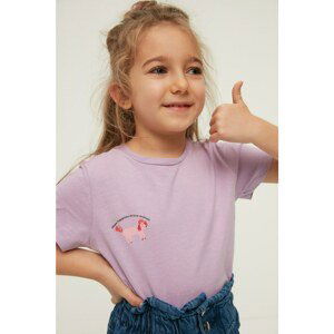 Trendyol Lilac Knitted T-Shirt