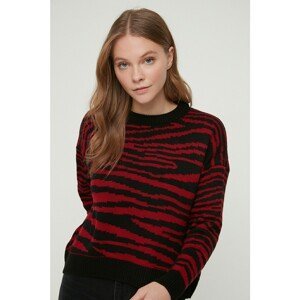 Trendyol Black Jacquard Knitwear Sweater