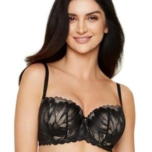 Push-up Bra Moon / B1 - Black