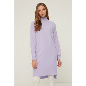 Trendyol Lilac Half Turtleneck Knitwear Sweater