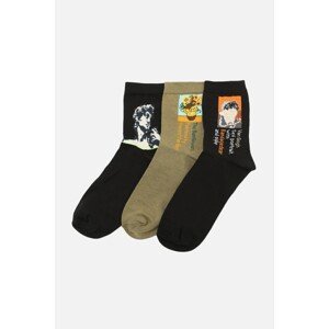 Trendyol Multi-Color Men's 3-Pack Licensed Socks