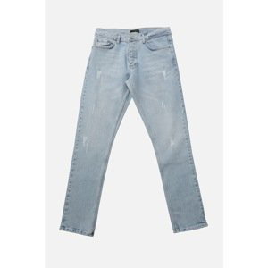 Trendyol Blue Men's Slim Fit Flexible Fabric Jeans Denim Pants TMMNSS22JE0104
