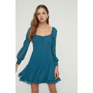 Trendyol Both Dress - Blue - Ruffle